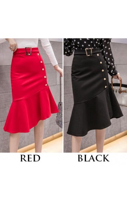 4✮- Mermaid Knee Skirt (Small Cutting) - JBFS44123 4✮- Mermaid Knee Skirt (Small Cutting) - JBFS44123