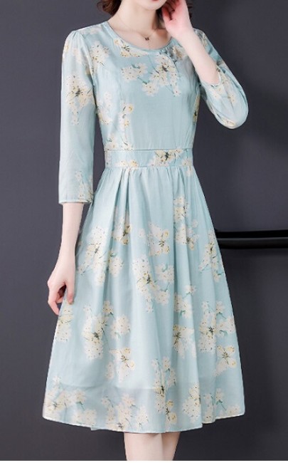 4✮- Knee Dress (Cheongsam) - JCFS44809