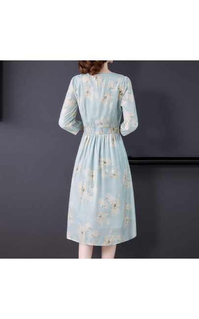 4✮- Knee Dress (Cheongsam) - JCFS44809