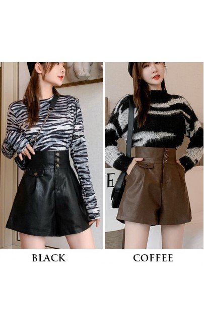 4✮- PU Shorts - JDFS45644