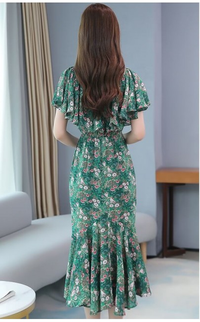 4✮- Mermaid Midi Dress - JEFS46570 / MY3030 