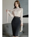 4✮- Bodycon Knee Dress (Top+Skirt) - JFFS47600