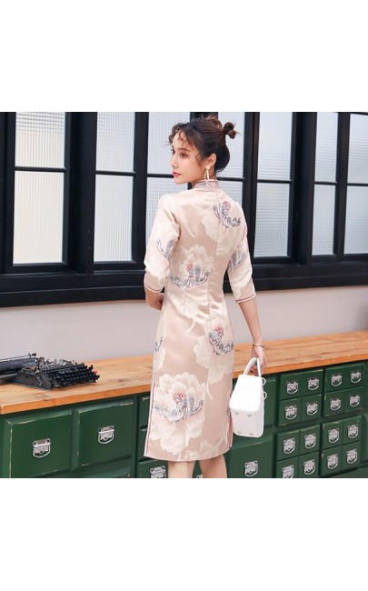 4✮- Knee Dress (Cheongsam) - JFFS48314