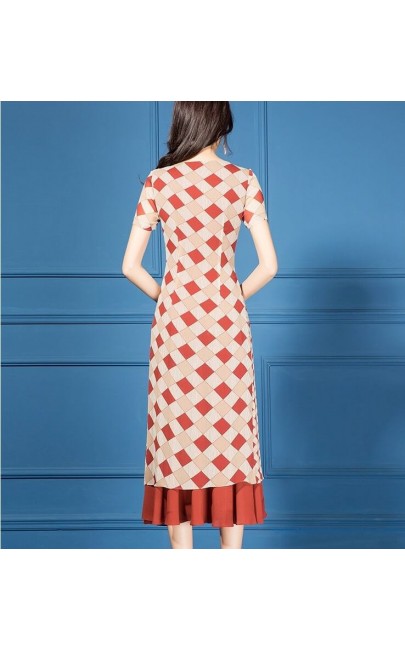 4✮- Knee Dress (S-L) - JIFS51163 (Ready Stock) 4✮- Knee Dress (S-L) - JIFS51163 (Ready Stock)