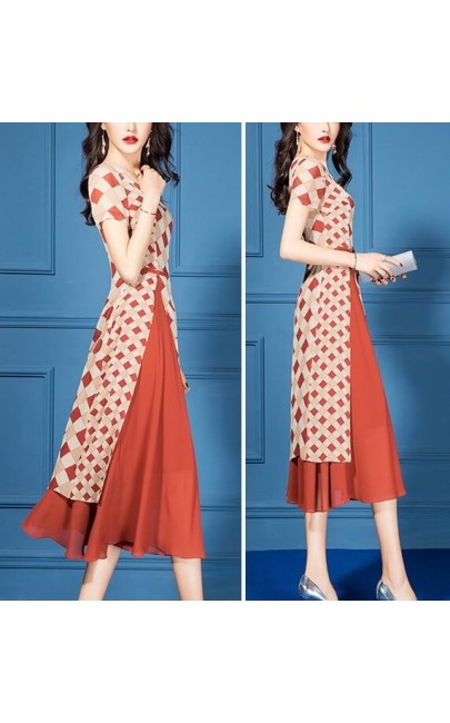 4✮- Knee Dress (S-L) - JIFS51163 (Ready Stock) 4✮- Knee Dress (S-L) - JIFS51163 (Ready Stock)
