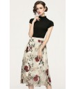 4✮- Midi Dress (Top+Skirt, S-2XL) - JJFS52272