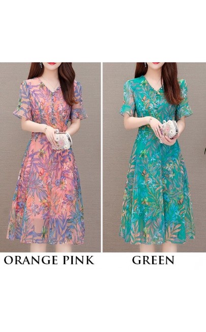 4✮- Knee Dress (Small Cutting) - JJFY12967