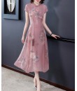 4✮- Midi Dress (Cheongsam) - JLFS55686
