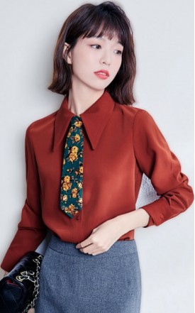 4✮- Casual Shirt (With Tie) - JLFS55776