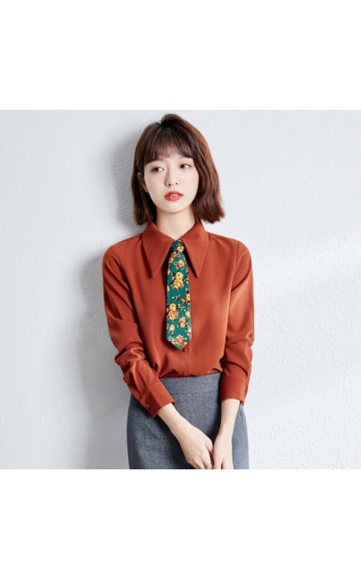 4✮- Casual Shirt (With Tie) - JLFS55776 4✮- Casual Shirt (With Tie) - JLFS55776