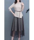 4✮- Knee Dress (Top+Skirt) - JLFS55922