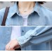 4✮- Denim Long Jacket / Top - JMFS56243