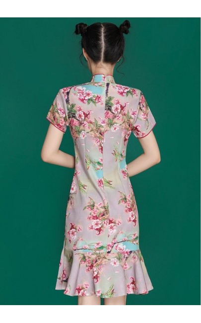 4✮- Knee Dress (Cheongsam) - JNFS58563