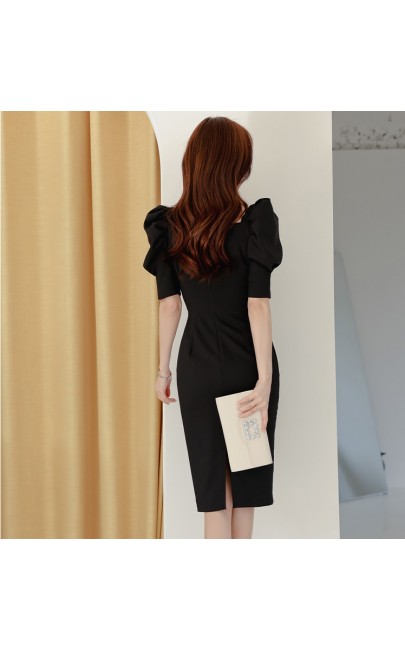 4✮- Bodycon Knee Dress - JOFS60442