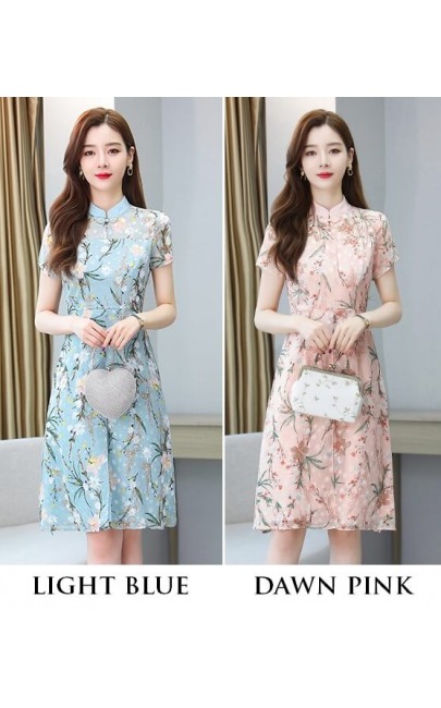 4✮- Knee Dress (Cheongsam) - JPFS62070 / MY3060