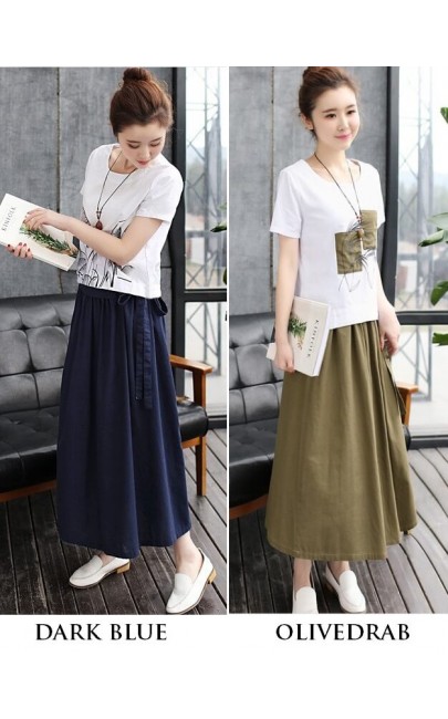 3✮- Midi Dress (Top+Skirt) - JQFRS1281 / KY8419