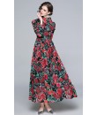 4✮- Maxi Dress (With Scarf) - JQFRS1709