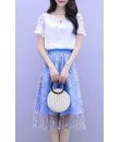 4✮- Knee Dress (Top+Skirt) - JRFRS1135