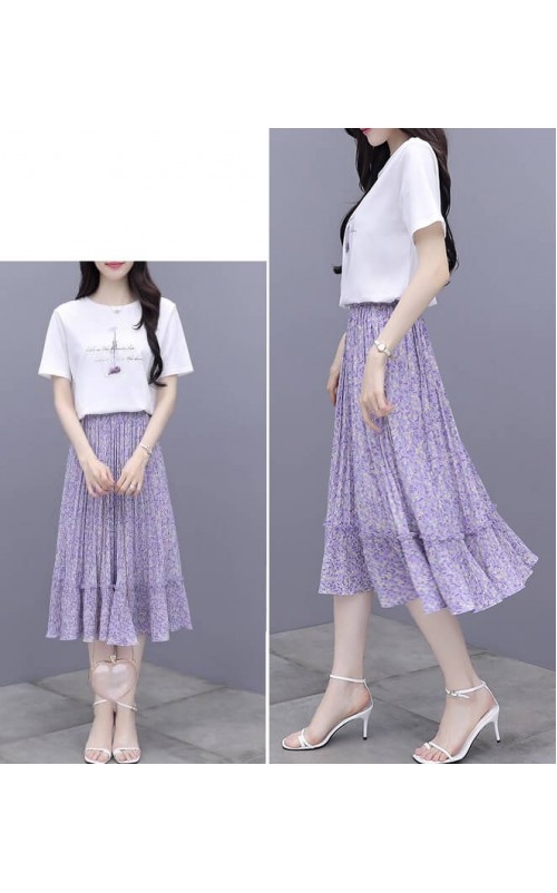 4✮- Knee Dress (Top+Skirt) - JRFRS2020