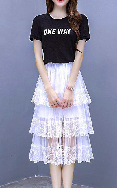 4✮- Dress (Top+Skirt) - JRFRS2030