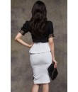 4✮- Bodycon Dress (Top+Skirt) - JSFRS3046