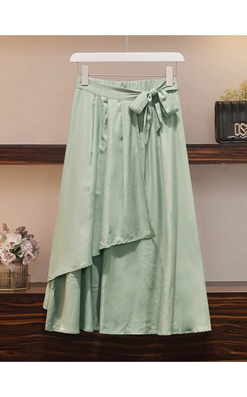 4✮- Midi Dress (Top+Skirt) - JSFRS3857