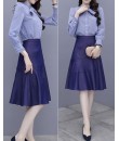 4✮- Knee Dress (Top+Skirt) - JUFRS4823