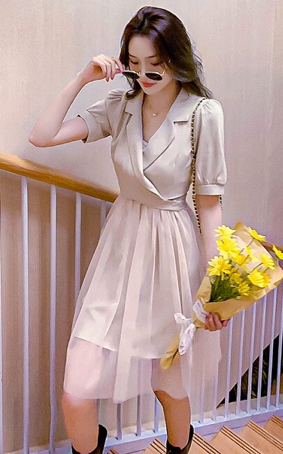 4✮- Dress (With Coat) - JUFRS5173