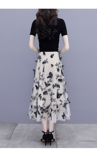 4✮- Midi Dress (Top+Skirt) - JUFRS5420