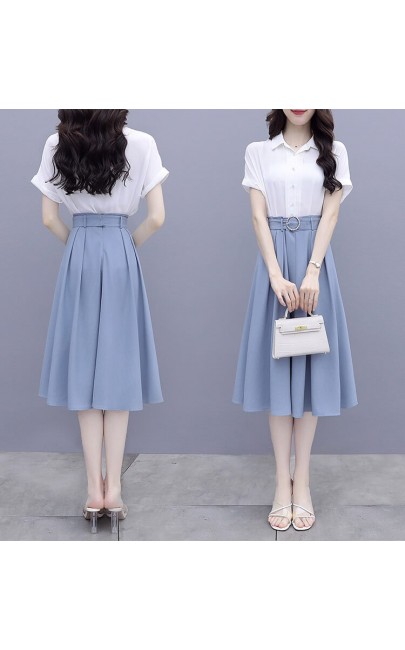 4✮- Knee Dress (Top+Skirt) - JUFRS5421 4✮- Knee Dress (Top+Skirt) - JUFRS5421