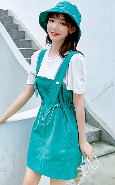 4✮- Dress (Pinafore+Top) - JVFRS6129