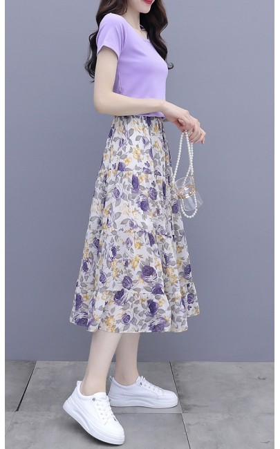 4✮- Midi Dress (Top+Skirt)(S-3XL) - JVFRS6908 / M17154