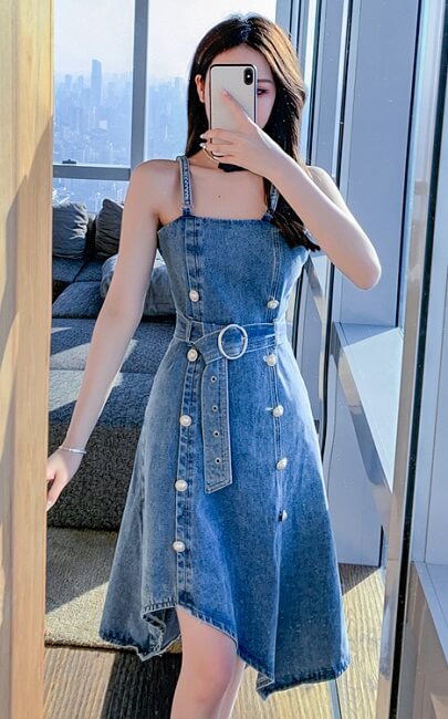 4✮- Denim Dress - JWFRS8202