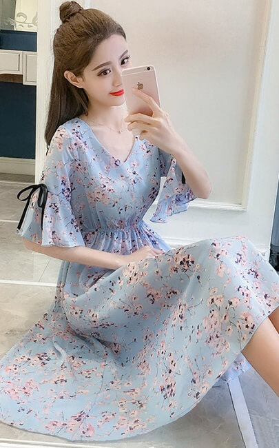 3✮- Knee Dress - JXFRS8522