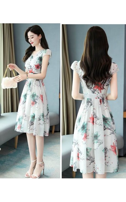 4✮- Knee Dress - JXFRS9362