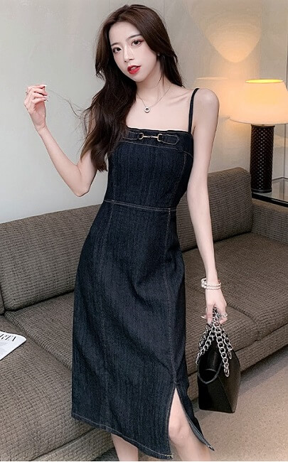 3✮- Denim Dress - JZFRS11227