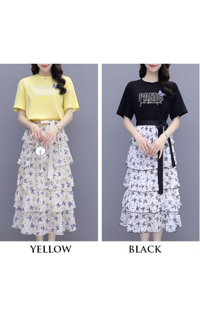 4✮- Midi Dress (Top+Skirt) - JZFRS12492 4✮- Midi Dress (Top+Skirt) - JZFRS12492