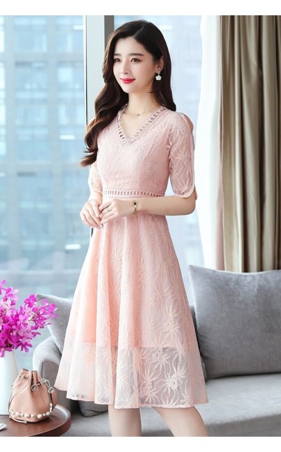 4✮- Knee Dress (Small Cutting) - KAFRS12709 4✮- Knee Dress (Small Cutting) - KAFRS12709