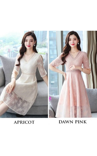 4✮- Knee Dress (Small Cutting) - KAFRS12709 4✮- Knee Dress (Small Cutting) - KAFRS12709