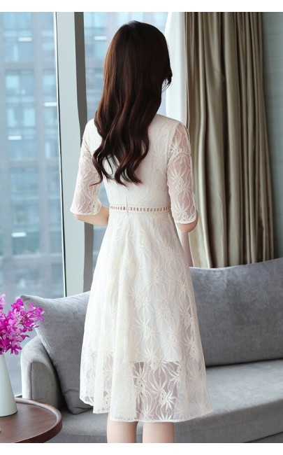 4✮- Knee Dress (Small Cutting) - KAFRS12709 4✮- Knee Dress (Small Cutting) - KAFRS12709