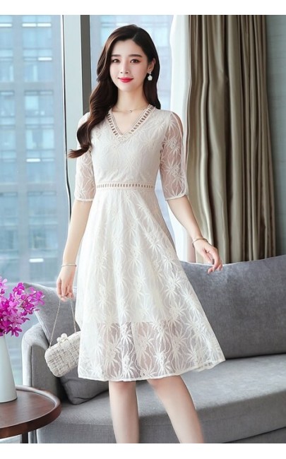 4✮- Knee Dress (Small Cutting) - KAFRS12709 4✮- Knee Dress (Small Cutting) - KAFRS12709