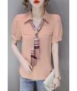 4✮- Casual Shirt (With Tie) - KAFRS12776