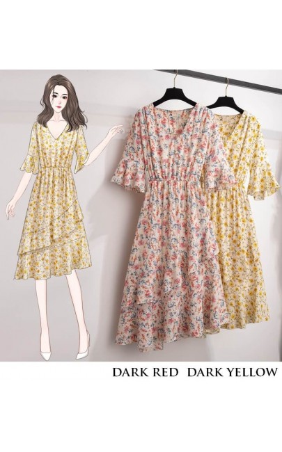 4✮- Knee Dress - KAFRS12869