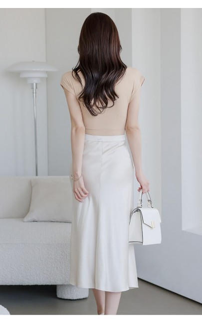 4✮- Mermaid Knee Dress (Top+Skirt) - KBFRS13730