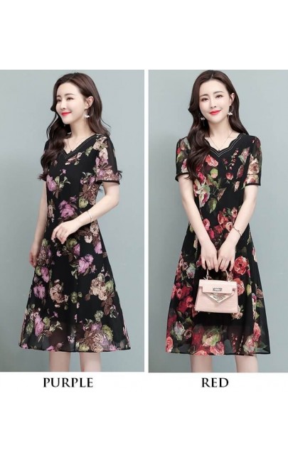 4✮- Knee Dress - KBFRS13906