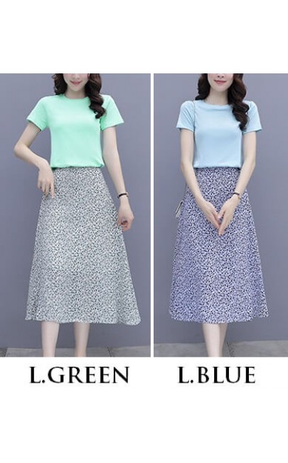 4✮- Midi Dress (Top+Skirt) - KCFRS16144 4✮- Midi Dress (Top+Skirt) - KCFRS16144