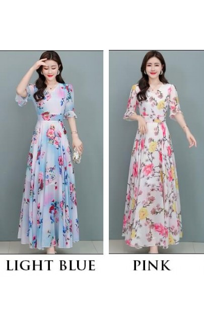 4✮- Midi Dress (Small Cutting) - KDFRS16673 4✮- Midi Dress (Small Cutting) - KDFRS16673