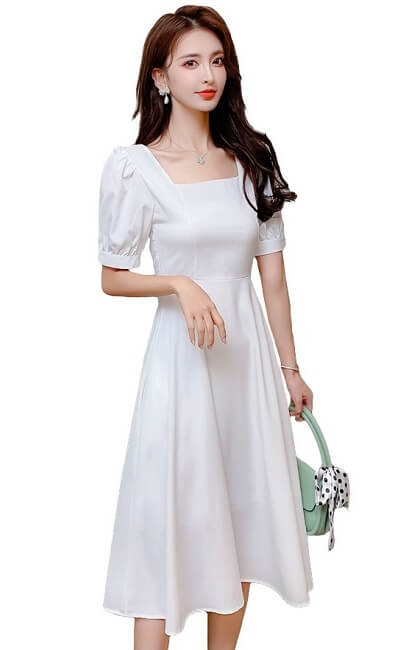 4✮- Knee Dress (Small Cutting) - KDFRS17516 4✮- Knee Dress (Small Cutting) - KDFRS17516