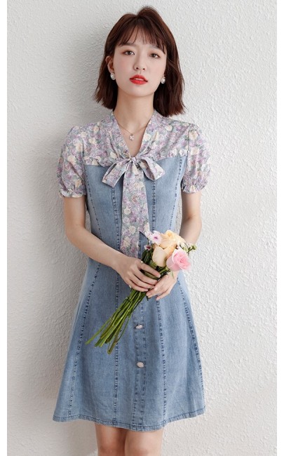 4✮- Denim Dress - KDFRS17587