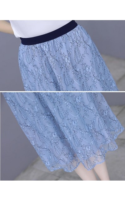 4✮- Knee Dress (Top+Skirt) - KEFRS18515 4✮- Knee Dress (Top+Skirt) - KEFRS18515
